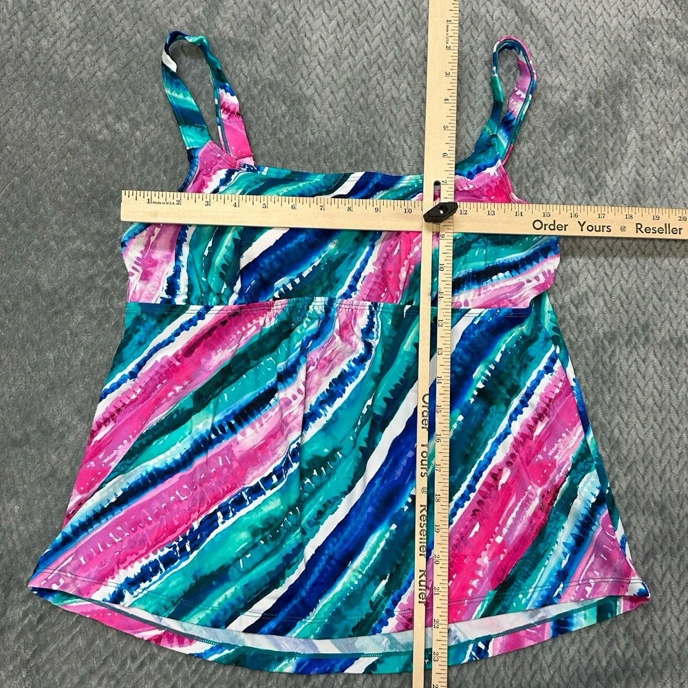 Kim‎ Gravel x Swimsuits For All Women's 12 Scoop Neck Tankini Set Bike Shorts